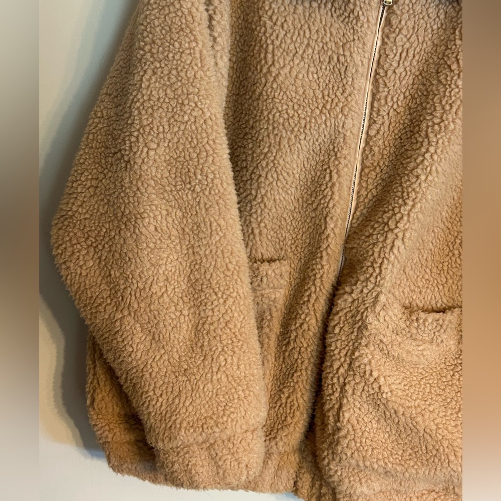 I.AM.GIA Pixie Teddy Caramel Sherpa Oversized Jacket - Fits up to Large - Picture 6 of 15